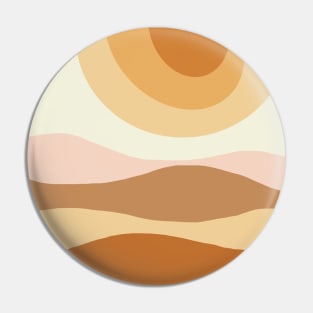 Abstract Landscape Pin