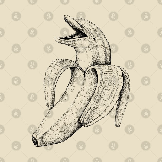 Dolphin Banana by HabbyArt