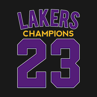 Lakersss Champions 2023 Edition Varsity 5 T-Shirt