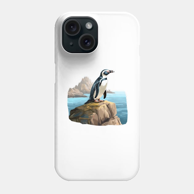 Galapagos Penguin Phone Case by zooleisurelife