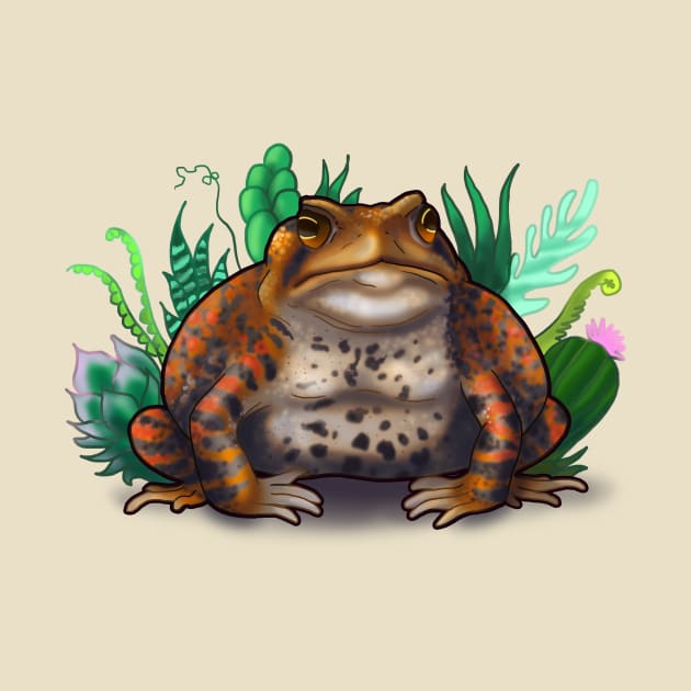 Succulent Toad by FalconArt