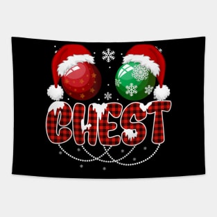 Funny Chest Nuts Couples Christmas Chestnuts Tapestry