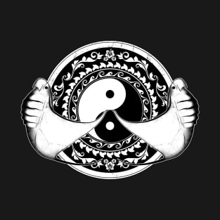 Yin and Yang Manta Rays T-Shirt