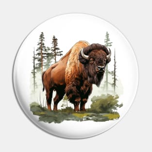 American Bison Pin