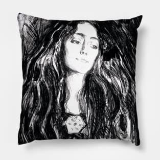 The Brooch by Eva Mudocci Pillow