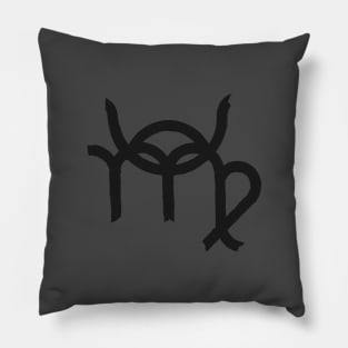 Taurus and Virgo Double Zodiac Horoscope Signs Pillow