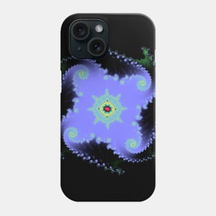 Square spiral fractal Phone Case