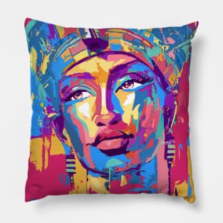 Nefertiti Queen of Egypt Pillow