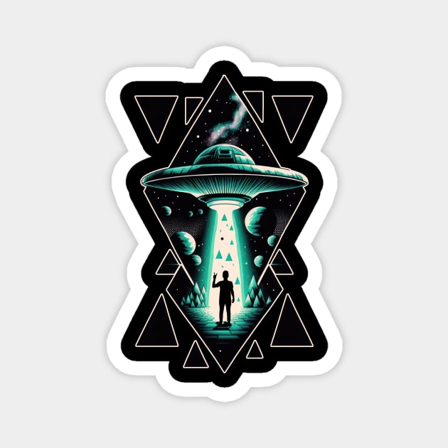 Beam me Up - UFO Abduction Magnet by Odd World