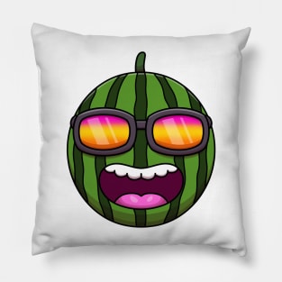 Cool Watermelon Cartoon Pillow