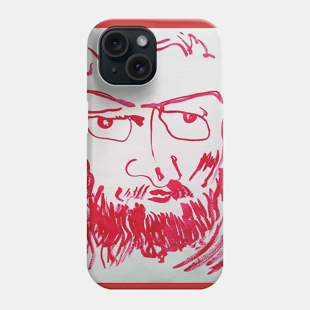 retrato 1 Phone Case by JUANGOMY