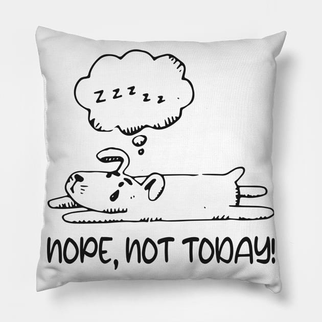 Funny Dog Loafers Pillow by Foxxy Merch