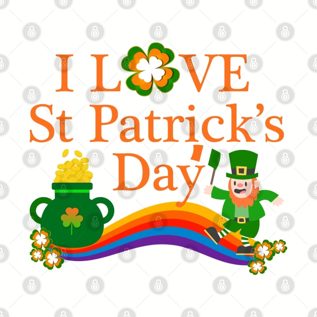 I Love St Patrick's Day by AmandaRain