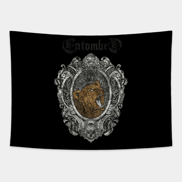 GRIZZLIES NIHILIST ENTOMBED PAWS Tapestry by elsa-HD