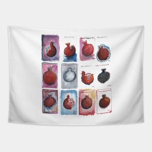 Punica granatum (pomegranate) Tapestry