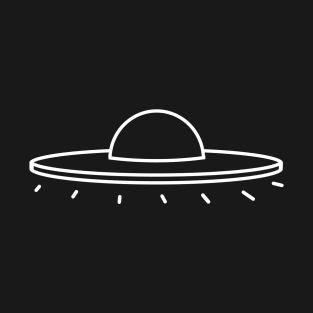 UFO Minimal Design (The Cryptic Collection) T-Shirt