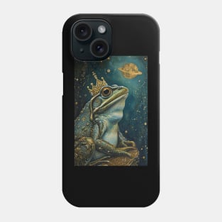 Frog King in Space Phone Case