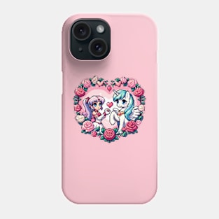 Unicorn Valentine Days Phone Case