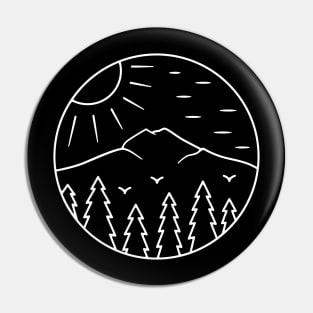 exotic mountain Pin