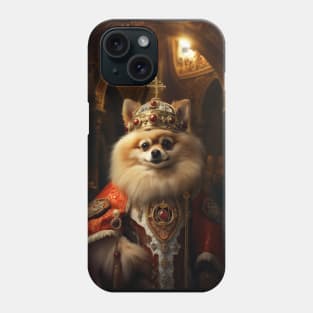 Royal Pomeranian - Medieval Polish King Phone Case