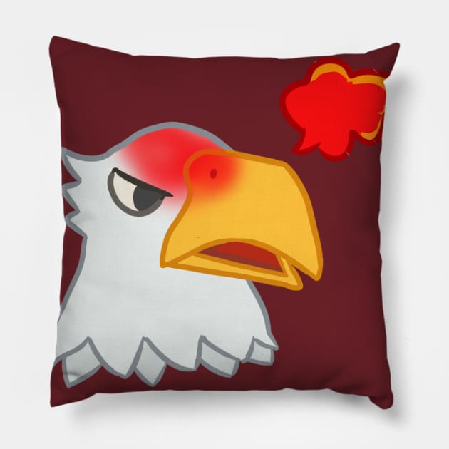 Apollo The Eagle Pillow by Candycrypt