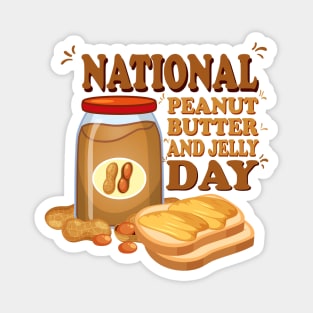 National Peanut Butter and Jelly Day Magnet