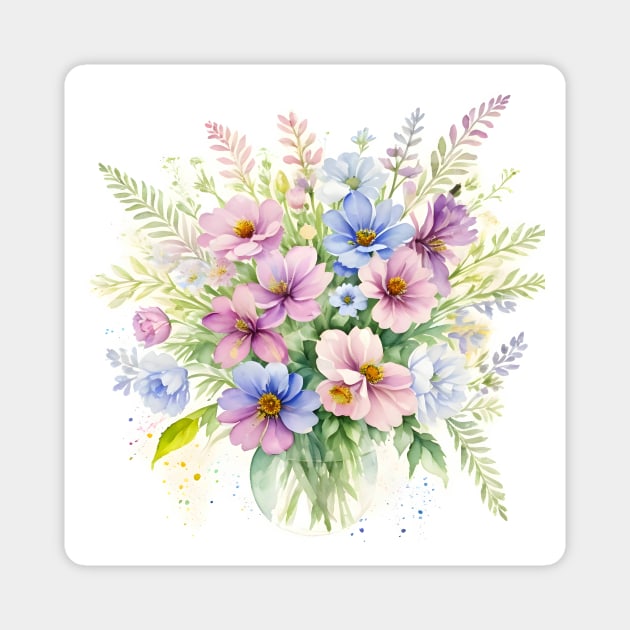 Wildflowers Magnet by UniqueMe