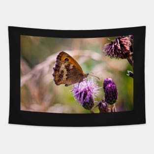 Meadow Brown Butterfly Tapestry