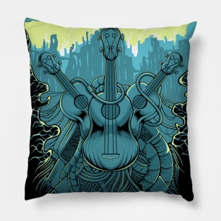 Guitar robot musical instrument Pillow