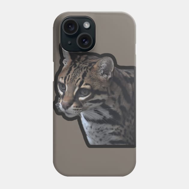 Ocelot Phone Case by Sharonzoolady