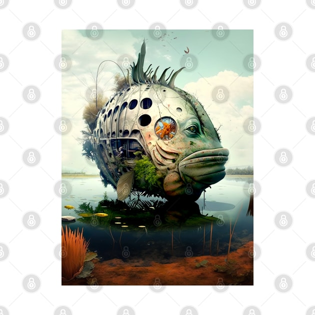 The Armored Angler: The Future of Fish by Puff Sumo