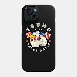 Trump never again 2024 Phone Case