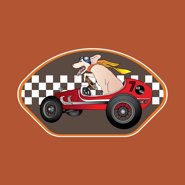 Pup Hotrod Racer by AltTabStudio