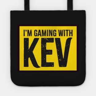 I'm Gaming with Kev Yellow Tote