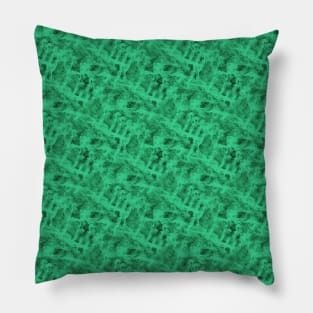 Green gray smoke - modern elegant pattern Pillow