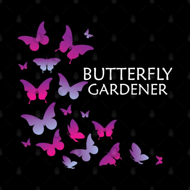 Butterfly Gardener by KC Happy Shop