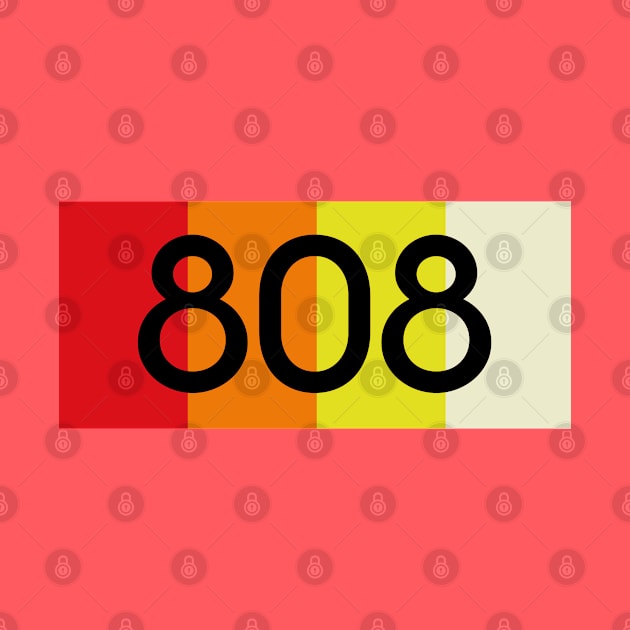 TR-808 STRIPES & FONT #5 by RickTurner