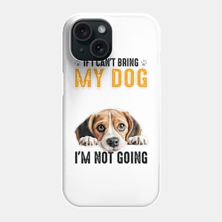 Not Going Beagle Phone Case