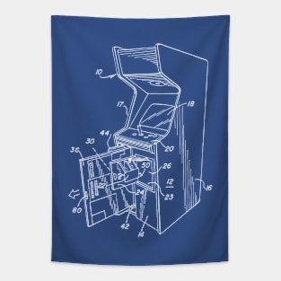 Arcade Retro Vintage Gamer Tapestry