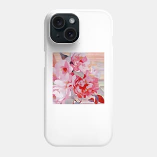 Peony with White Blossoms Phone Case