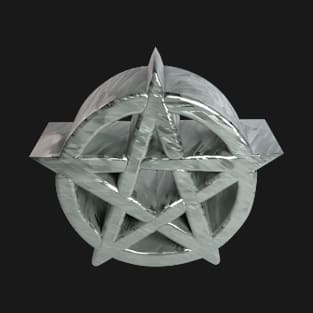 3D Pentagram - Wild-Metal T-Shirt