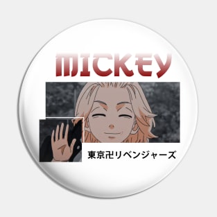 Mickey White Pin