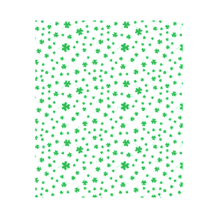 St Patricks Day Clover Pattern T-Shirt