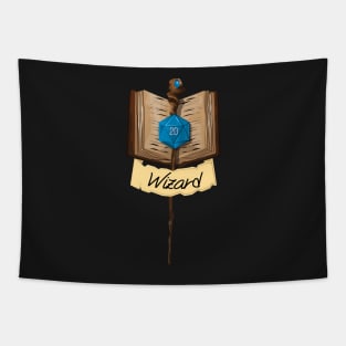 Dungeons & Dragons Wizard D20 Tapestry