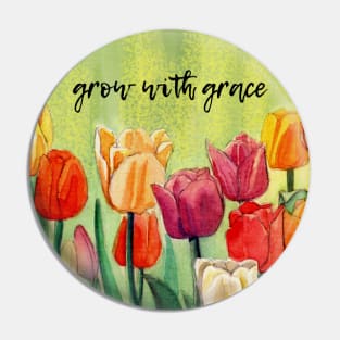 Grow With Grace Pin