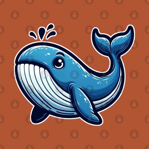 cute whale by Ferdi Everywhere