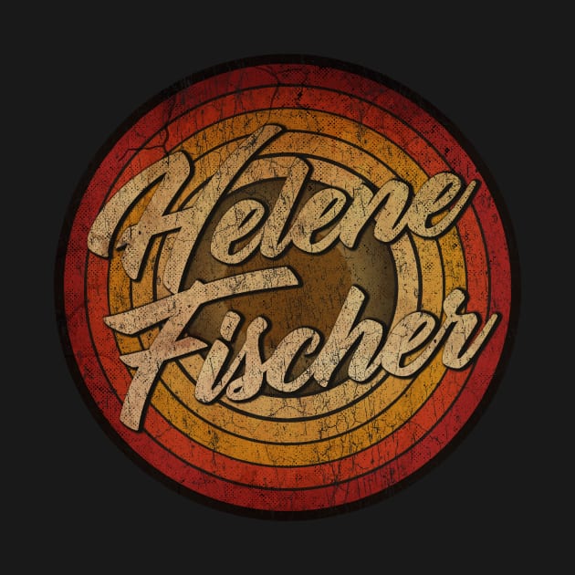 arjunthemaniac, circle retro faded Helene Fischer by arjunthemaniac