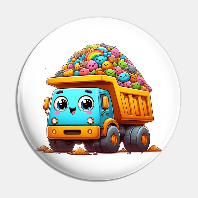 Cute Dump Truck Pin by Dmytro