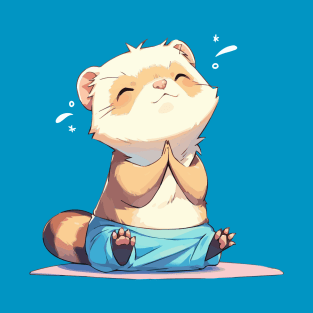 Ferret grateful for a yoga session T-Shirt