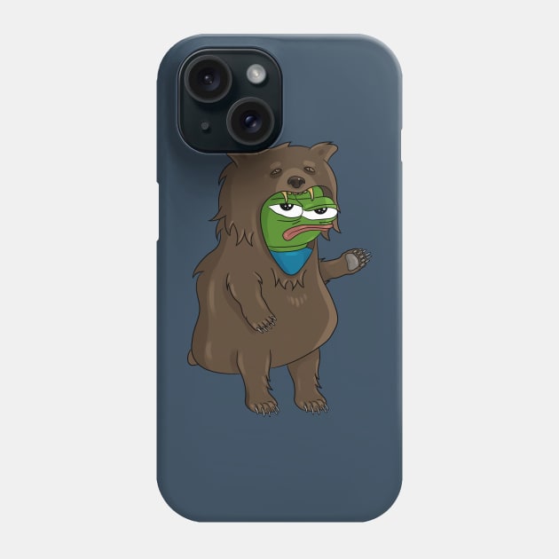 Bear Fren Phone Case by Emperor Frenguin